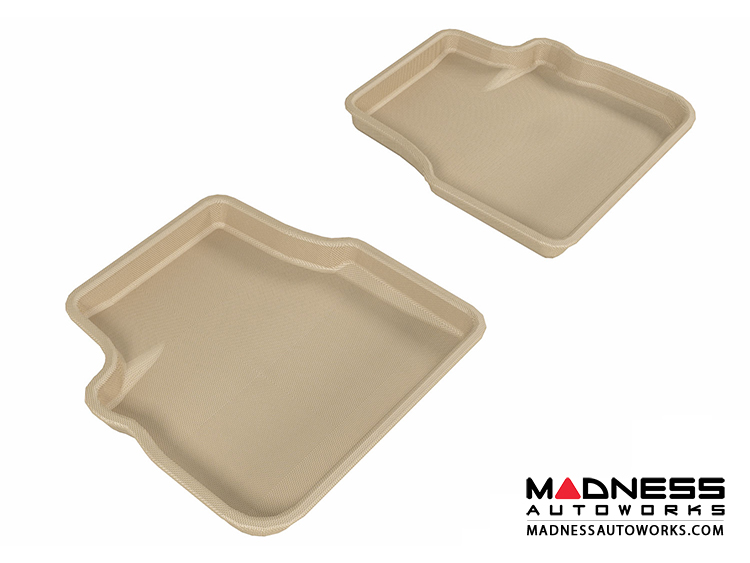 Subaru Forester Floor Mats (Set of 2) - Rear - Tan by 3D MAXpider